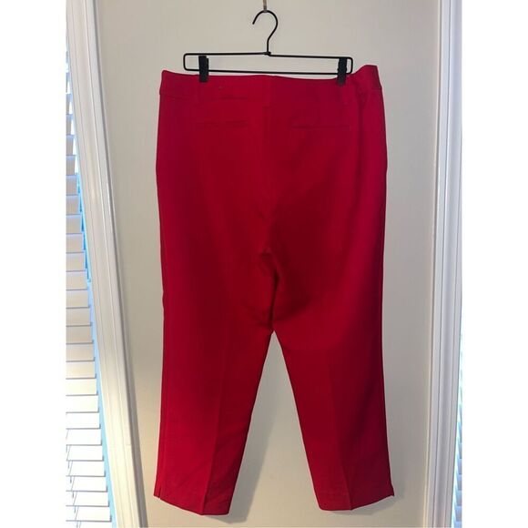Bundle of 3 Talbots Hampshire Ankle Pants 16 Red plaid gray - Picture 6 of 10